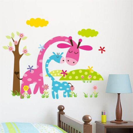 candy-color-jungel-wild-animals-cartoon-wall-stickers-for-kids-room-home-decoration-adesivo-de-parede-jpg_640x640